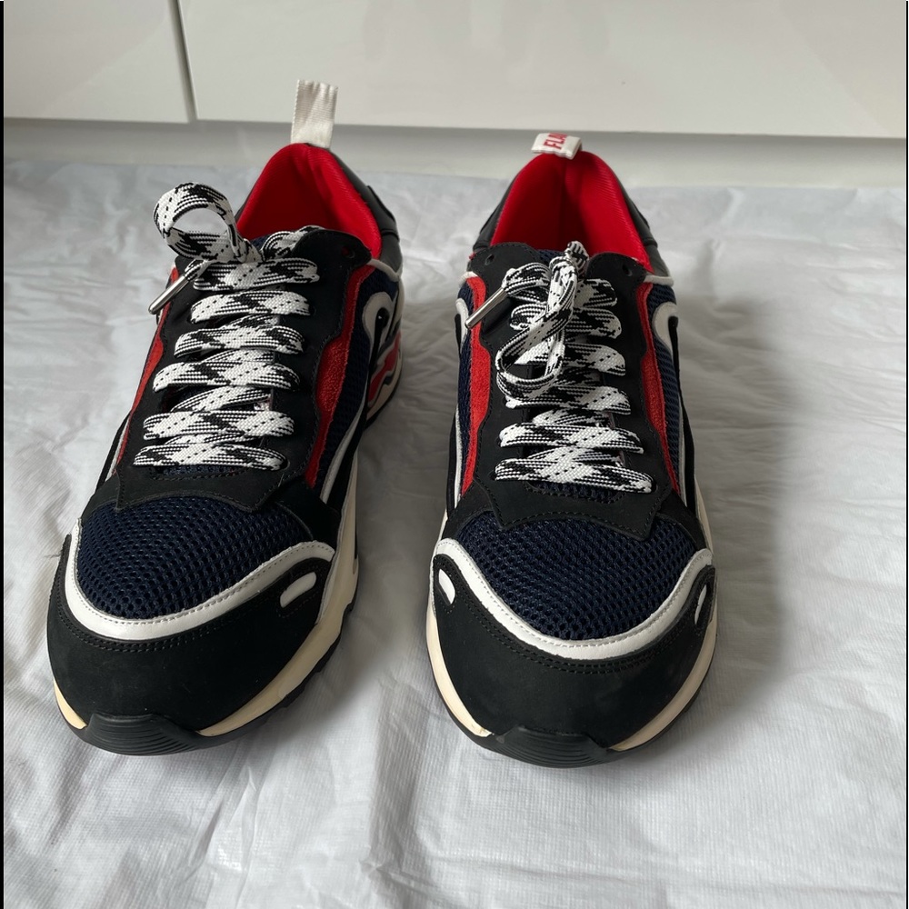 SANDRO FLAME SNEAKERS DARK NAVY SIZE EU 40/USA 9-9.5 NWT - Picture 4 of 16